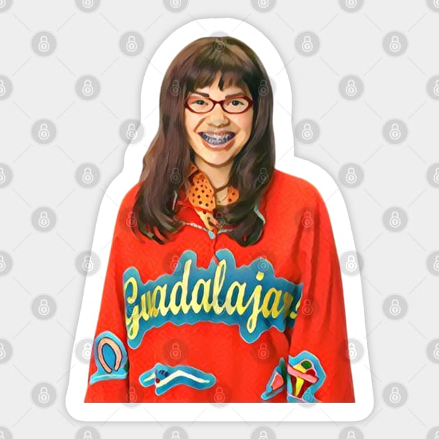 Ugly Betty Sticker by Chelsea Seashell